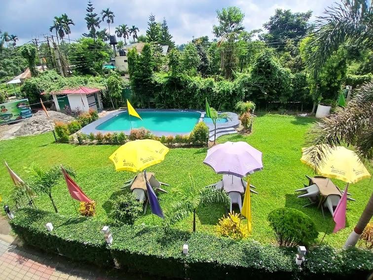 Pool and garden at Nature Notes, Lataguri