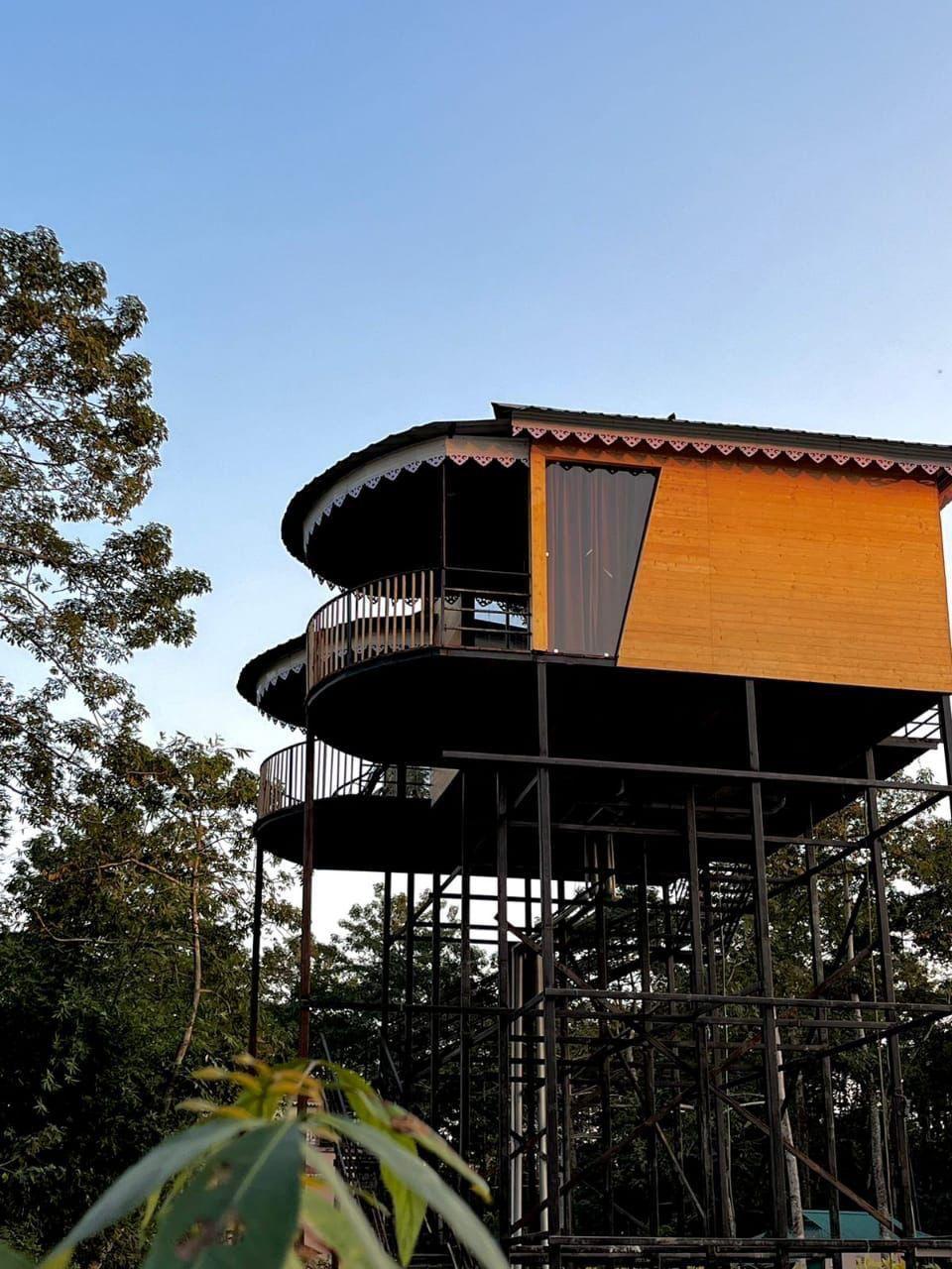 The stilted Tong House at Sisamara